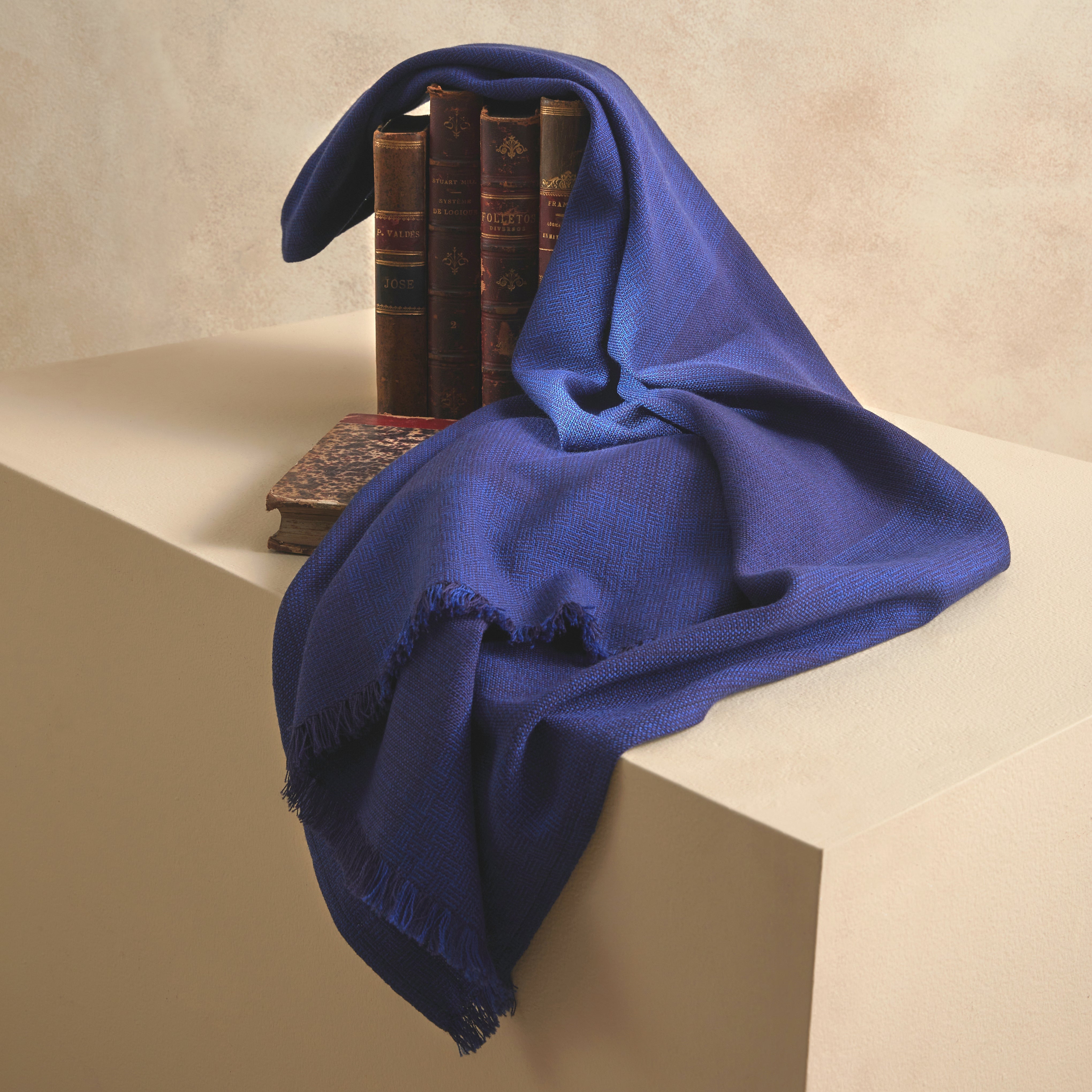 PONCHO BARRACÁN - azul