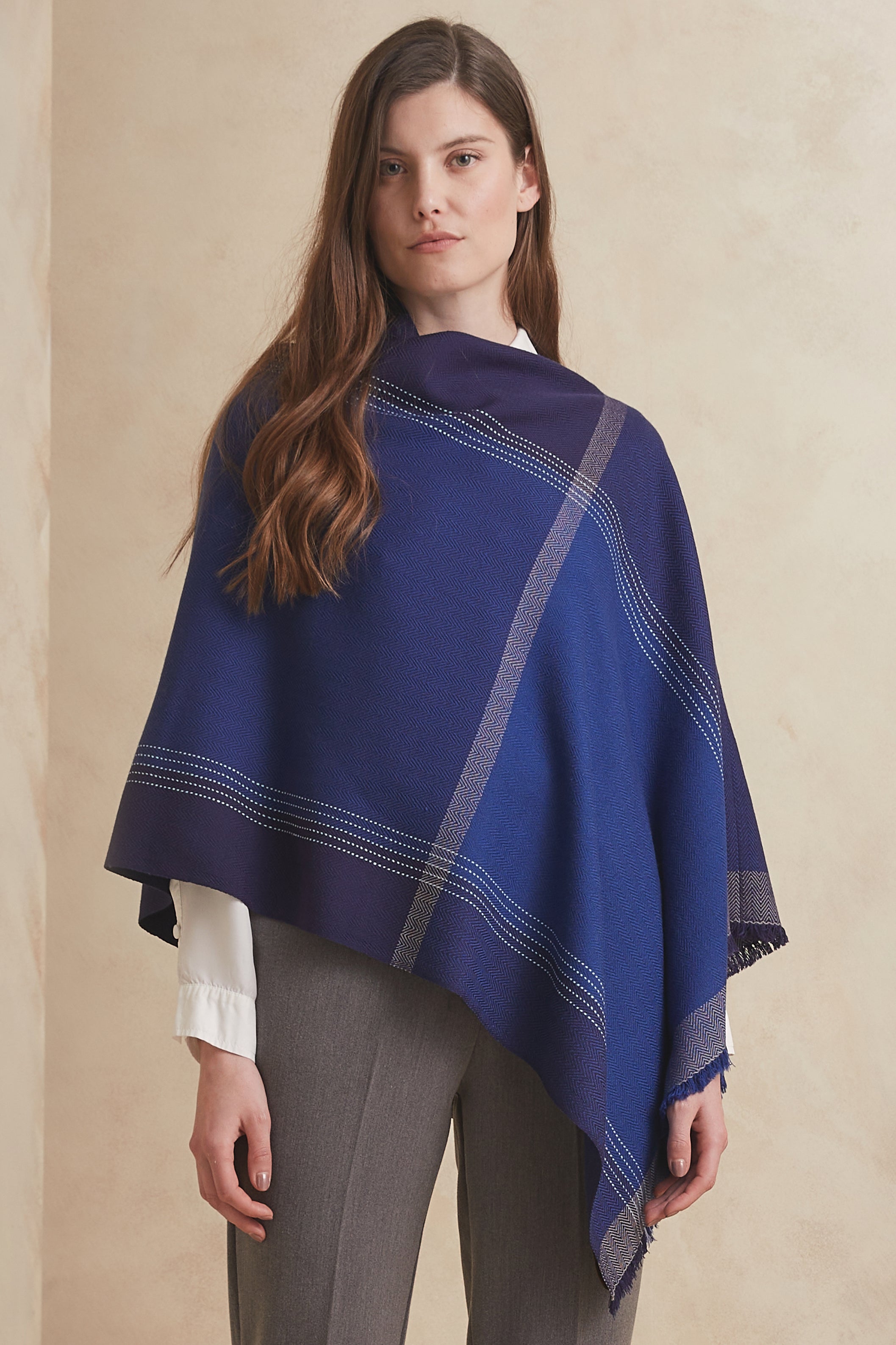 PONCHO SHENU - azul